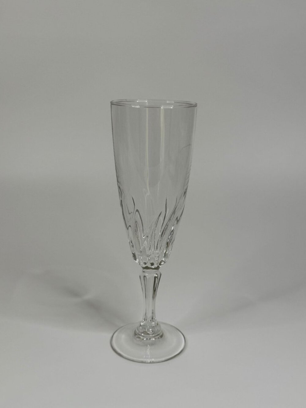 Vintage Cristal d'Arques Durand Flamenco Crystal Champagne Flute, 7.125"
